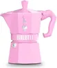 A pink Bialetti Moka pot on a white background. Produktbild-Vorschau