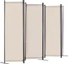 Paraván pro rozdělení místnosti 311 cm - 6 panelů - béžový Náhled obrázku produktu 10