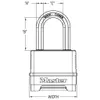 Zamek szyfrowy Master Lock ocynk 56mm czarny M178EURDLF Podgląd zdjęcia produktu 7