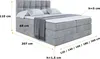 ALTDECOR Boxspringbett mit Matratze und Lattenrost  - RICAR Produktbild-Vorschau 5