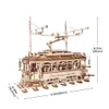 RoboTime 3D puzzle mécanique en bois Tram Voir les images du produit 7