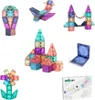 Magnetické dětské bloky 3D vzdělávací hra 56 kusů Náhled obrázku produktu 1