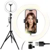 Anello luminoso LED KRUMAD con treppiede e supporto per Anteprima dell’immagine prodotto 1