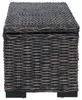 Pudełko do przechowywania vidaXL, czarne, 110 x 35 x 45 cm Podgląd zdjęcia produktu 4