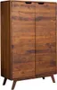 MASSIVMOEBEL24 Highboard Sheesham 90x40x145 walnuss Produktbild-Vorschau 3