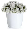 COUBI DUOP180 Blumentopf mit Untersetzer | Weiß Produktbild-Vorschau 6
