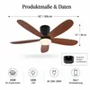Stropní Ventilátor s LED Osvětlením 106cm Nízký Profil - Náhled obrázku produktu 3