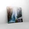 Bild auf Leinwand - Leinwandbild - Berg Wasserfall - Produktbild-Vorschau 4