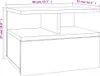 vidaXL Závěsné noční stolky 2 ks. Betonově šedé 40x31x27cm Náhled obrázku produktu 8