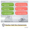 PiuPet® Klebehaken für Katzennetz ohne Bohren I Katzennetz Produktbild-Vorschau 3