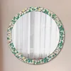 Ø90cm Spiegel - Glasrahmen mit Aufdruck - Wandspiegel Produktbild-Vorschau 1