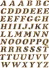 Herma 4192 VARIO Buchstaben - Ø 8 mm - A bis Z - gold - Produktbild-Vorschau 1