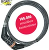 Point Kombinations-Kabelschloss Z69, Security Plus, Stahl, Produktbild-Vorschau 2