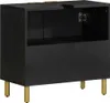 vidaXL Vanity unit black 62x33x58 cm materiál na báze dreva Náhľad obrázku produktu 4
