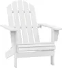 vidaXL Chaise de jardin en bois blanc Voir les images du produit 6