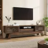 Merax TV-Lowboard TV-Schrank mit Lamellentüren, MDF Produktbild-Vorschau 6