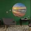 Sticker Kreis SONNENUNTERGANG Strand Sand Meer Himmel Natur Produktbild-Vorschau 4