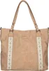 XL großer Damen Shopper Umhängetasche Tasche Leder Optik Produktbild-Vorschau 3