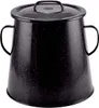 Hrniec na masť so smaltovaným povrchom 10L 22cm čierna Náhľad obrázku produktu 1