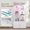 Vitrine INONEFT en verre, avec éclairage LED et serrure, 4 Voir les images du produit 6