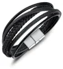 Lederarmband Männer Herren 20cm Magnetverschluss Bändchen Produktbild-Vorschau 1