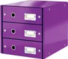 LEITZ Click & Store pudełko z szufladami fioletowe Podgląd zdjęcia produktu 1