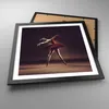 Gerahmtes Poster - Schwarzer Rahmen - Ballerina Rot Kleid - Produktbild-Vorschau 3