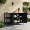 Outdoorset 'Bolognano' Standregal und Schrank Stahl Produktbild-Vorschau 5