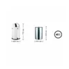 A diagram showing the dimensions of a white Wesco Mülleimer Kickboy and a silver cylindrical bin, along with a 40L capacity indicator. Náhled obrázku produktu