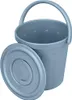 Pattumiera Con Coperchio Lt.15 - ø cm.32x32h., colore blu Anteprima dell’immagine prodotto 1