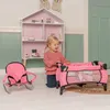 Bandits & Angels Puppenbett und Wippe Softpink Angel – Rosa Produktbild-Vorschau 2