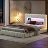 CDGlobal Polsterbett 140x200cm, Doppelbett mit Stauraum und Produktbild-Vorschau 5
