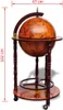 vidaXL Bar Globe avec casier à bouteilles en bois Voir les images du produit 3