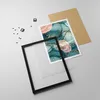 Gerahmtes Poster - Schwarzer Rahmen - Flüssigkeit Gold Rosa Produktbild-Vorschau 4