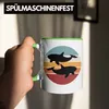 Trendation - Retro Orca Tasse Geschenk Ozean Waal (Grün) Produktbild-Vorschau 4