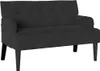 vidaXL Canapé Chesterfield Schwarz 112 x 65.5 x 75 cm Samt Voir les images du produit 1