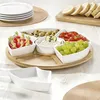 Snack Platte Snacktablett Drehbares Dip-Set Snack-Teller Produktbild-Vorschau 4