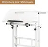 Iropro Stehpult Höhenverstellbar Sitz-Steh-Schreibtisch, Produktbild-Vorschau 12