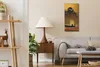 Dekor Leinwand Uhr Wandbilder Kunstdruck 30x60 Kunst Mann Produktbild-Vorschau 3