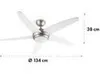 Klarstein Bolero - 2-in-1-Deckenventilator 134cm Produktbild-Vorschau 7