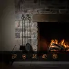 Relaxdays Kamin Kehrset, 2-tlg, Ascheschaufel & Aschebesen, Produktbild-Vorschau 5