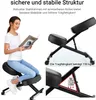 Kniehocker Ergonomischer Bürostuhl, feststellbaren Rollen, Produktbild-Vorschau 4