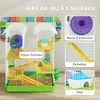 PawHut Käfig für Hamster, Mäuse und kleine Nagetiere mit Produktbild-Vorschau 3