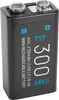ABSINA 9V Akku Block wiederaufladbar 300 mit geringer Produktbild-Vorschau 1
