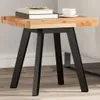 Tischplatte Quadratisch 40x40x4 cm Massivholz Akazie Produktbild-Vorschau 2