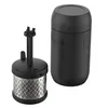 A black tea catcher and its container are shown against a white background. Podgląd zdjęcia produktu