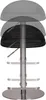 Sgabello da bar Wohnling Durable M1 acciaio inox spazzolato Anteprima dell’immagine prodotto 4