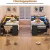 Lit de jeunesse AODEMOKO avec éclairage LED et station de Voir les images du produit 5