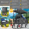 KESSER® Bollerwagen faltbar mit Dach Handwagen Produktbild-Vorschau 5