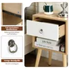 FCH Table de chevet, lot de 2, table d'appoint avec Voir les images du produit 5